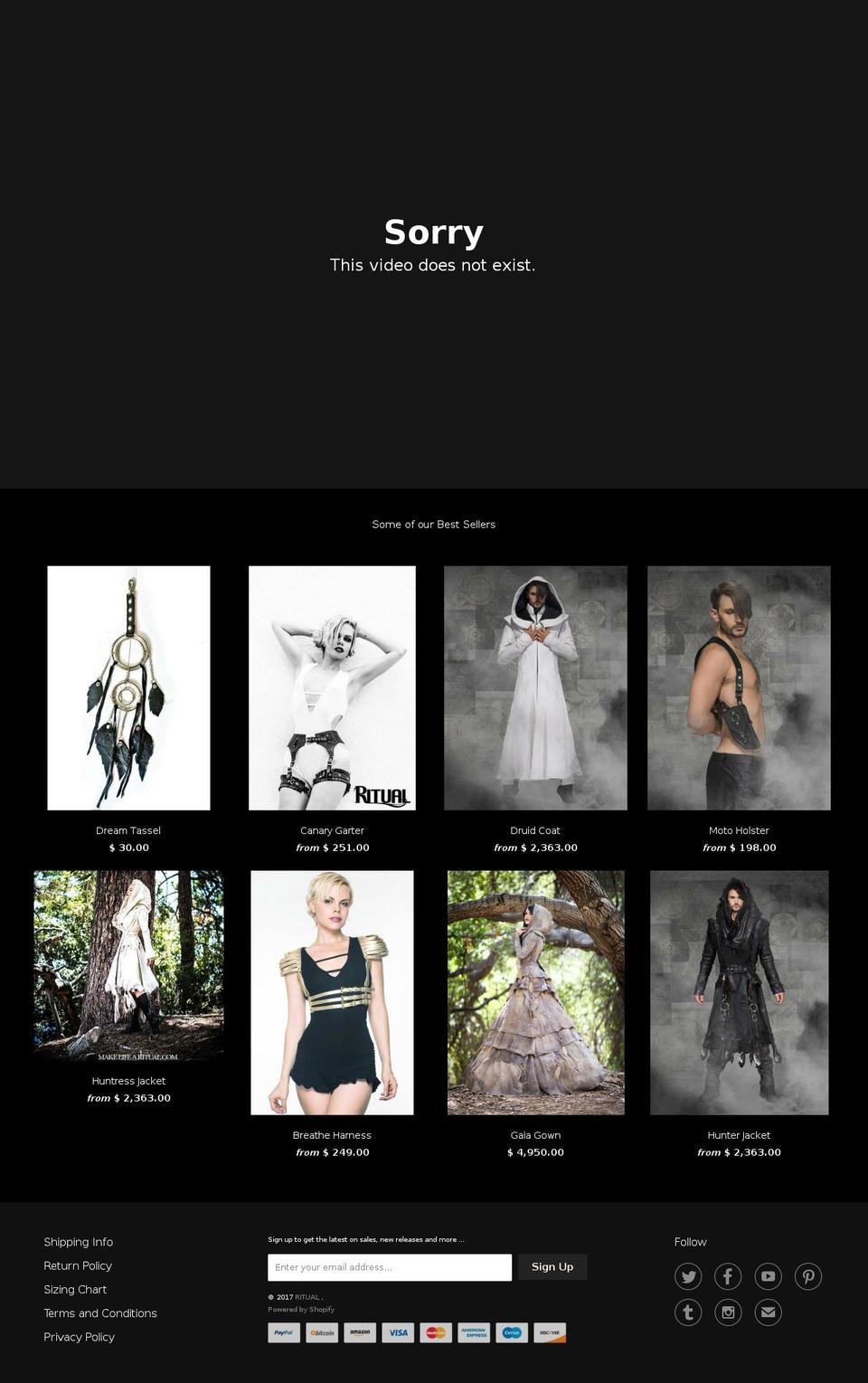 makelifearitual.com shopify website screenshot
