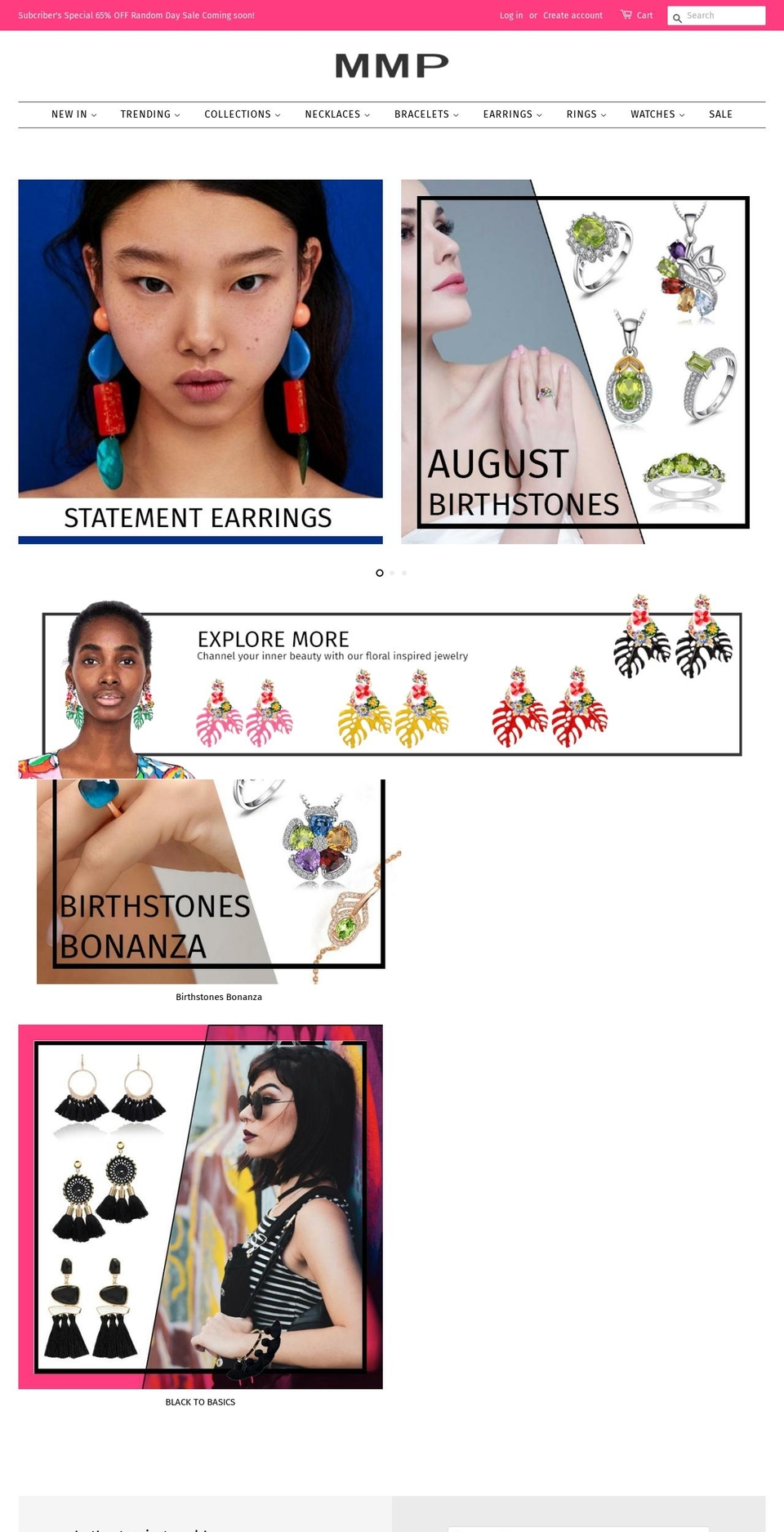 makemeprettyjewelry.com shopify website screenshot