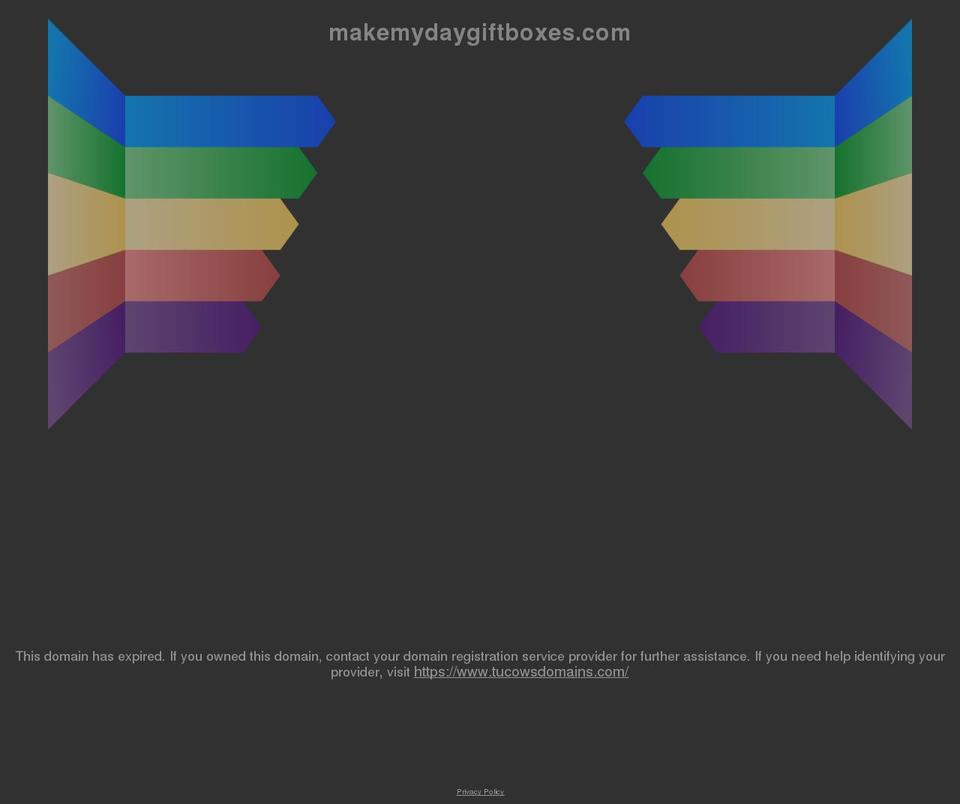 makemydaygiftboxes.com shopify website screenshot