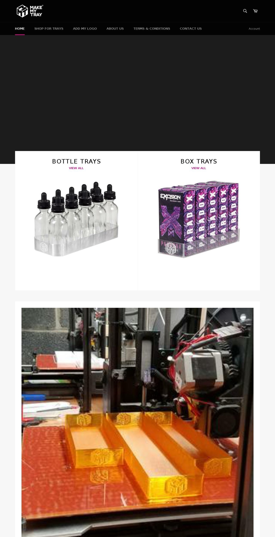 makemytrays.com — Shopify storefront screenshot
