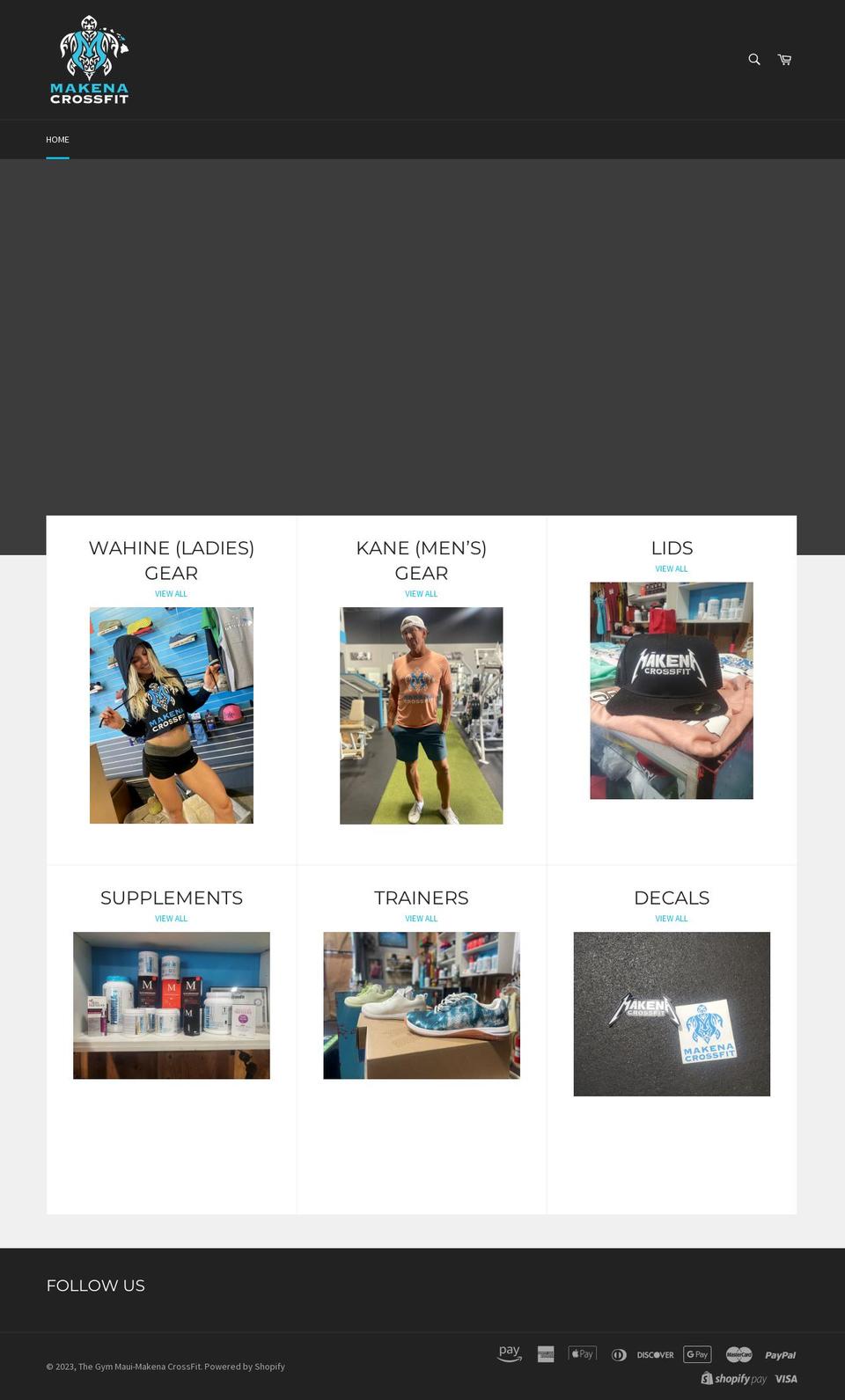 makenacrossfitgear.com shopify website screenshot