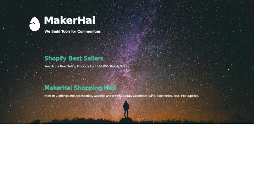 makerhai.com — Shopify storefront screenshot