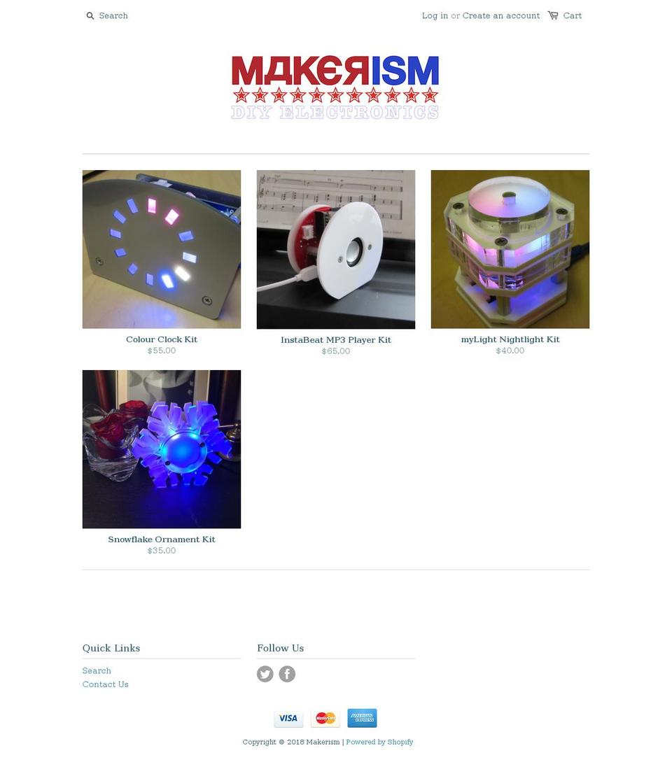 makerism.com — Shopify storefront screenshot
