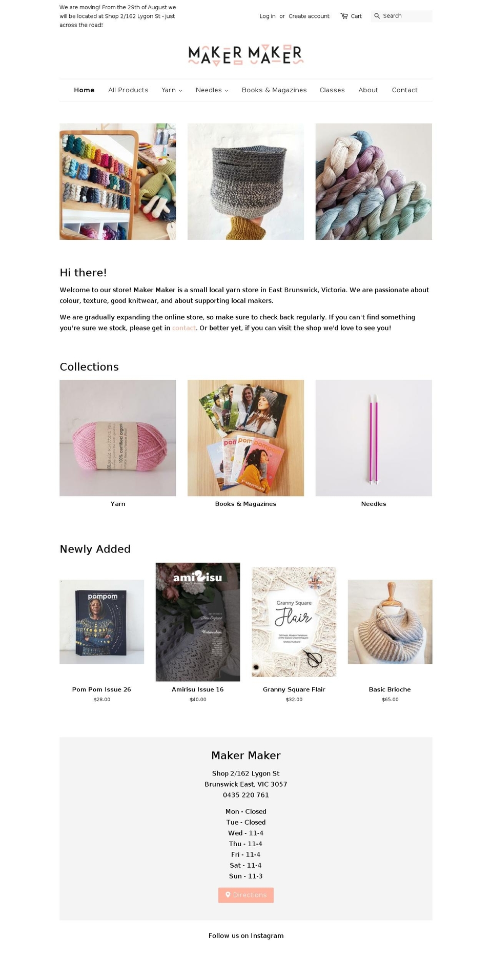 makermakerstore.com shopify website screenshot