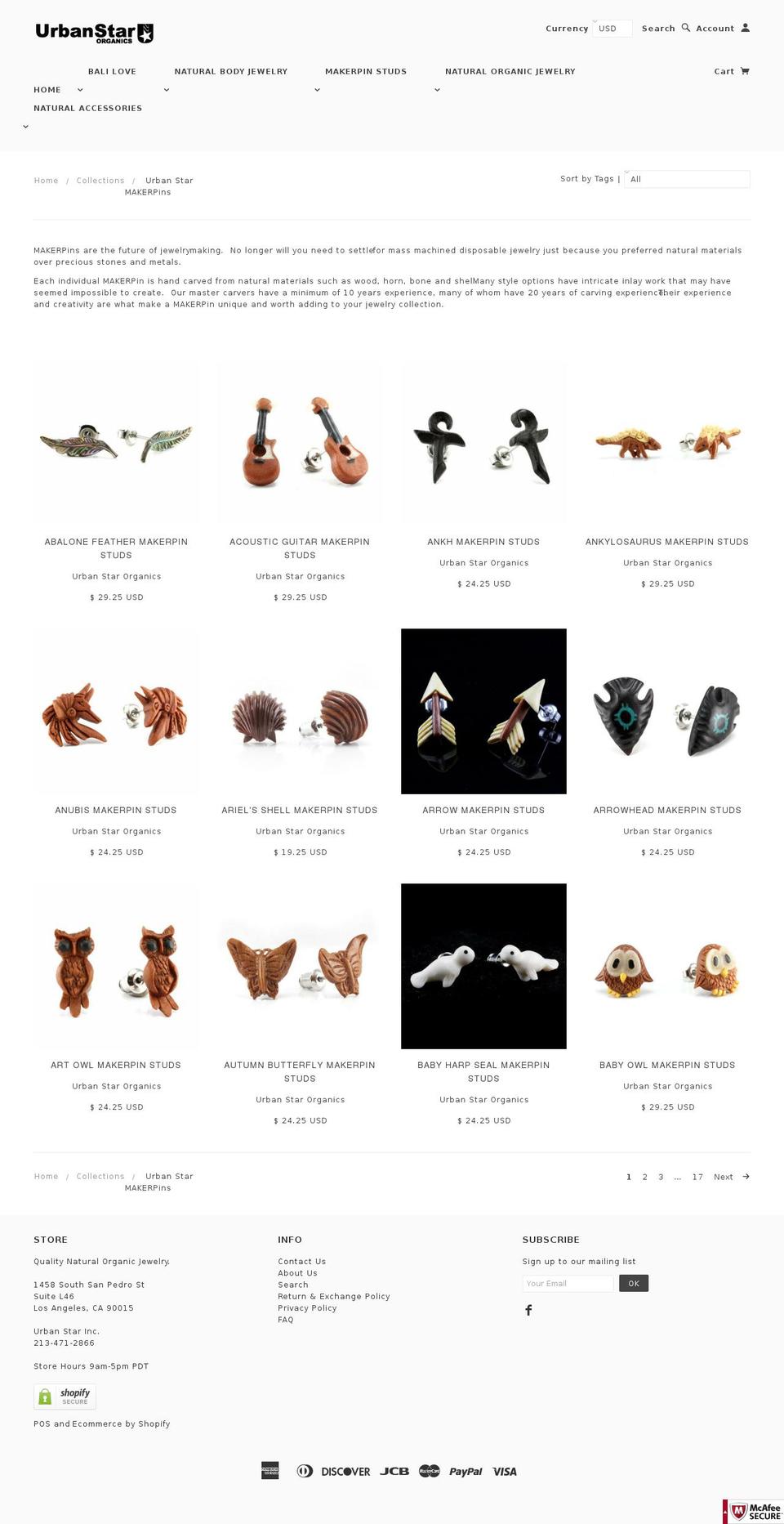 makerpins.com shopify website screenshot