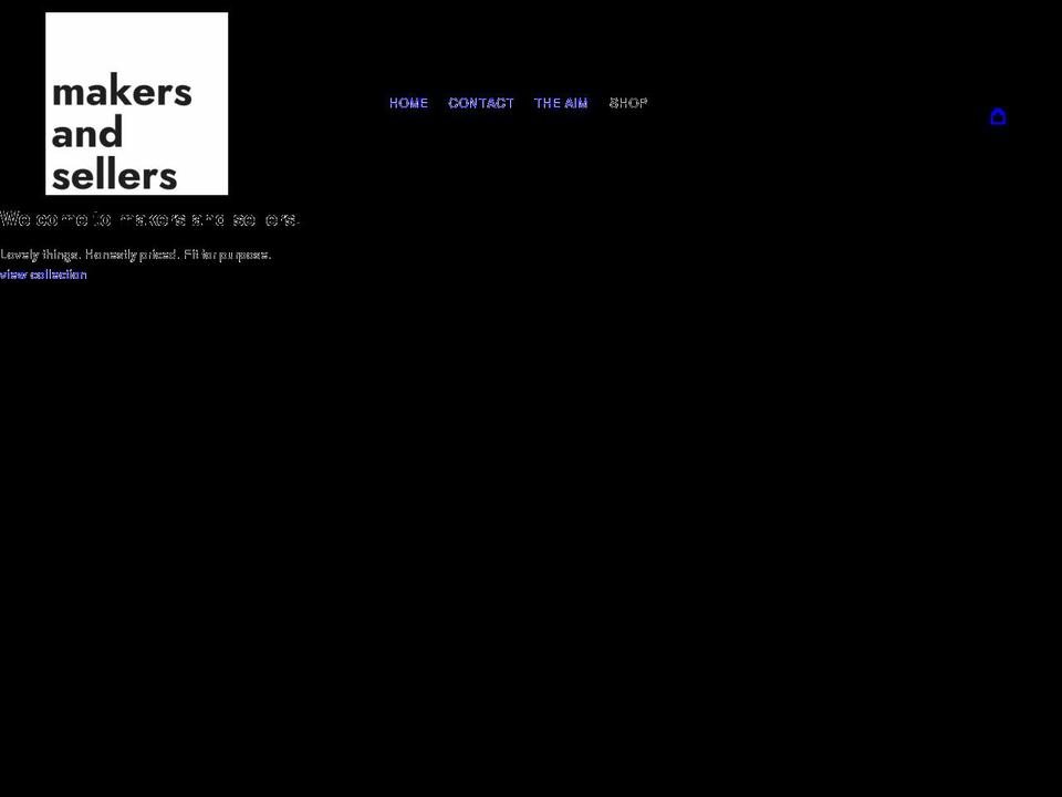 makersandsellers.com shopify website screenshot