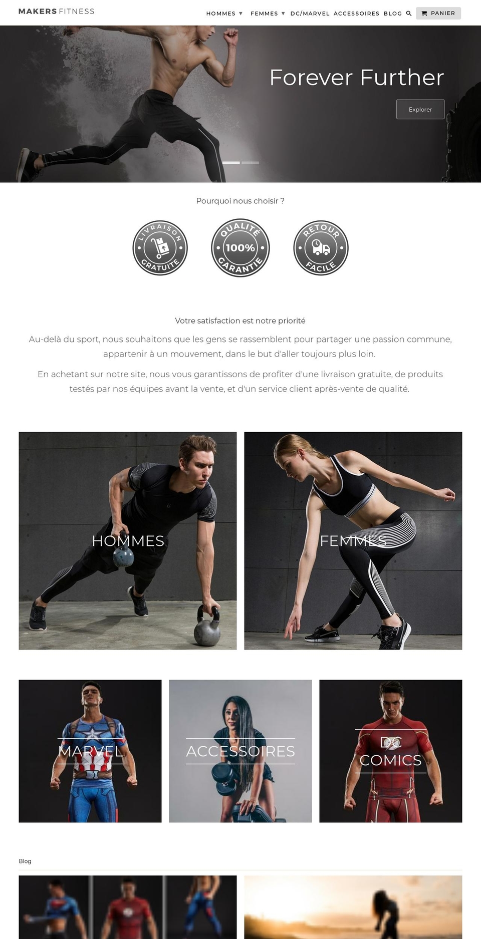makersfitness.com — Shopify storefront screenshot