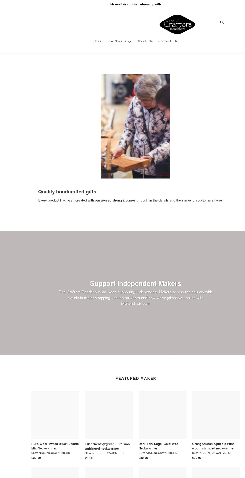 makersflair.com shopify website screenshot