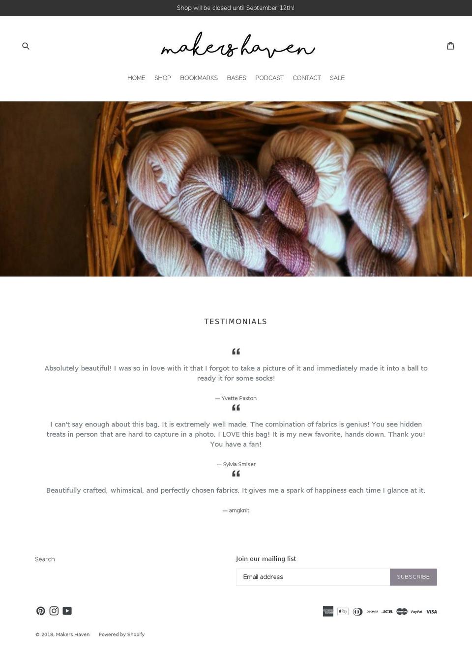 makershaven.com — Shopify storefront screenshot