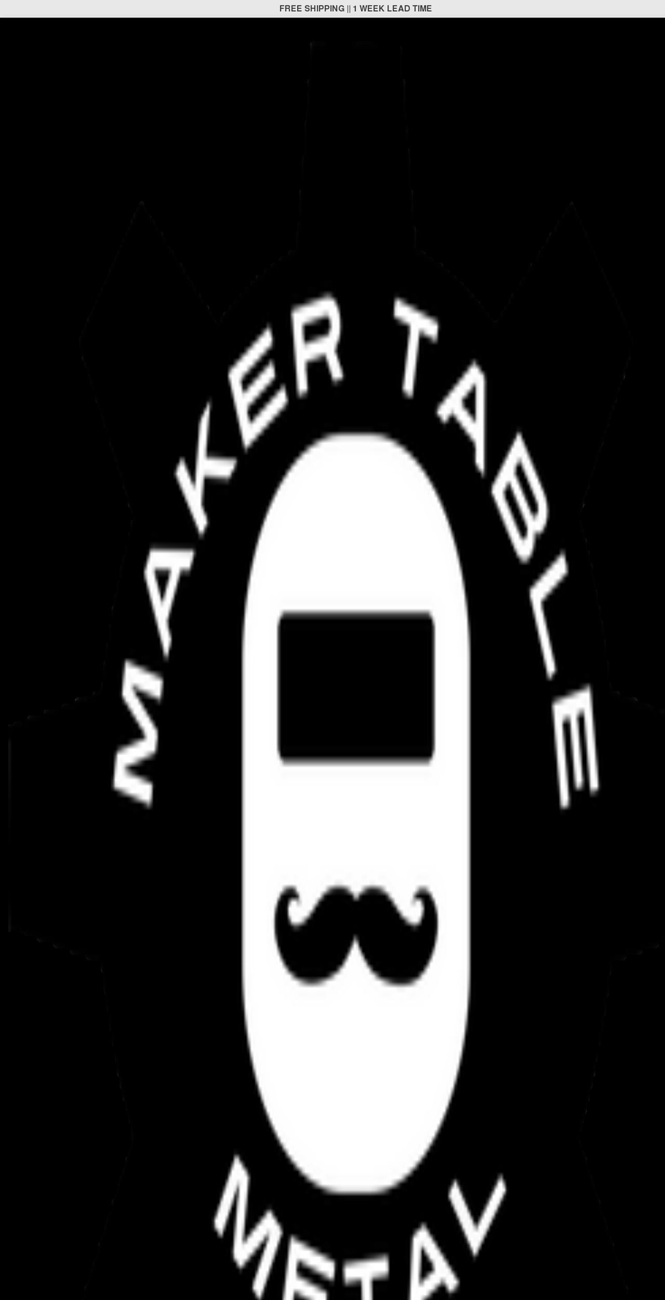 makertable.com shopify website screenshot
