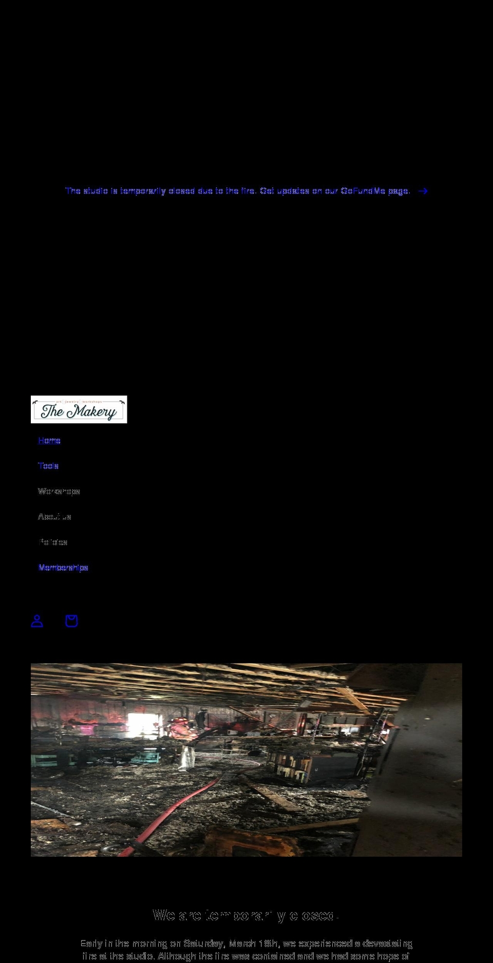 makeryarts.com shopify website screenshot