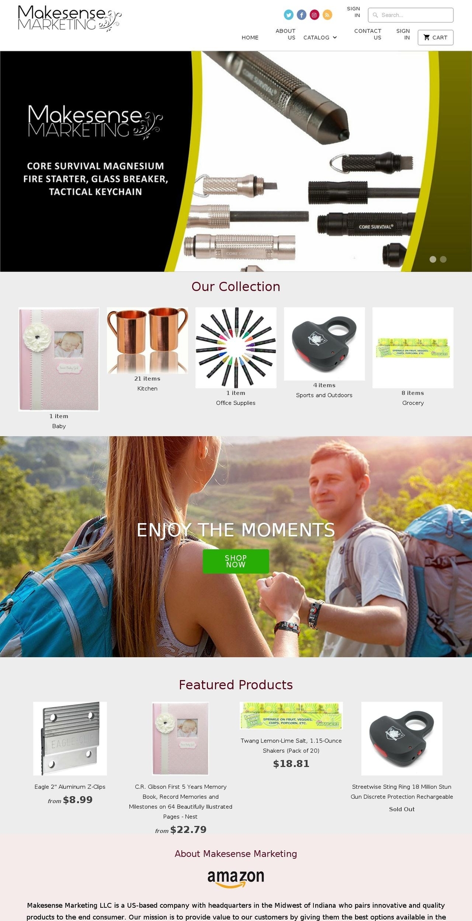 makesense.marketing shopify website screenshot