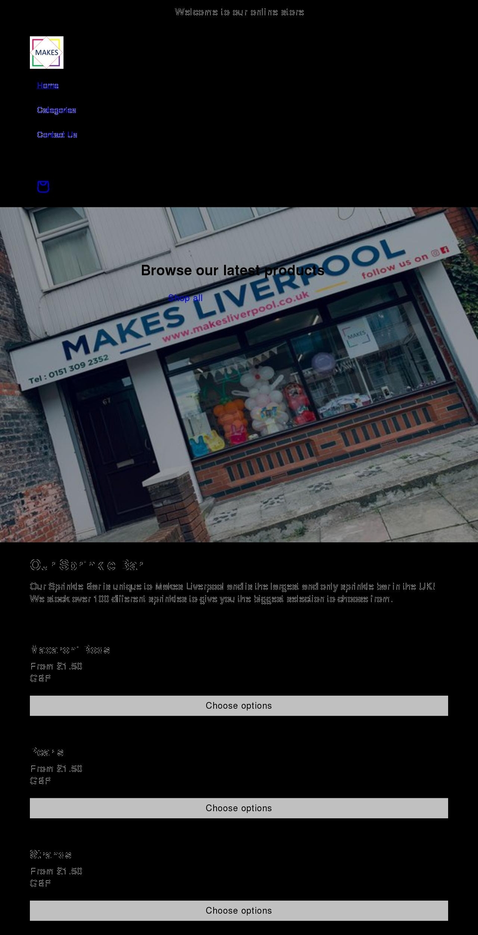 makesliverpool.co.uk shopify website screenshot