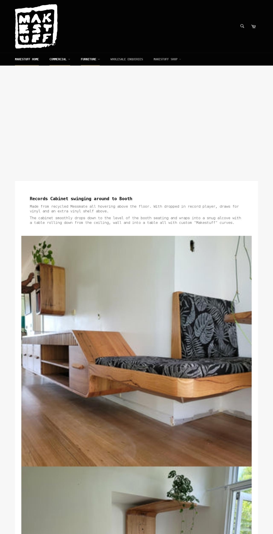 makestuff.com.au shopify website screenshot