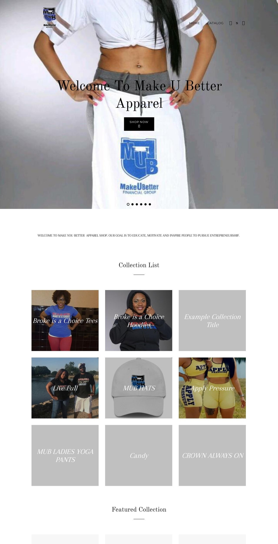 makeubettergear.com shopify website screenshot