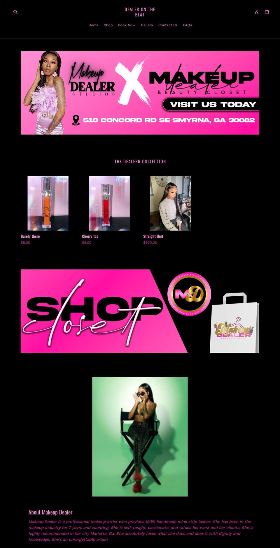 makeupdealerr.com — Shopify storefront screenshot