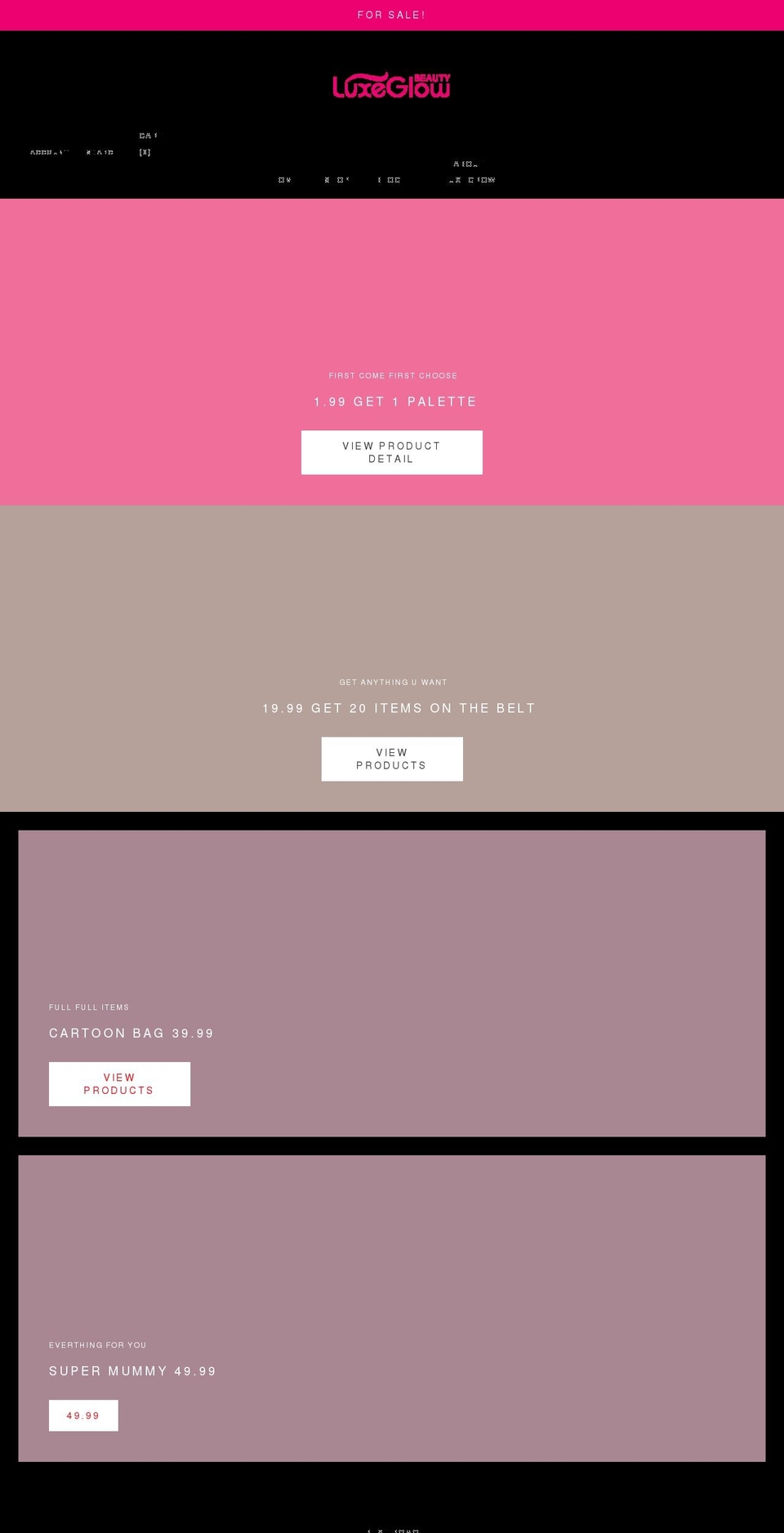 makeups-beauty.com shopify website screenshot