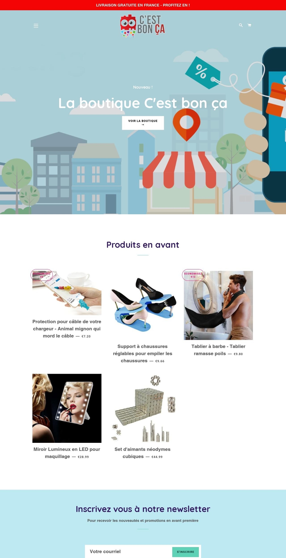 makeuptrendyshop.com — Shopify storefront screenshot