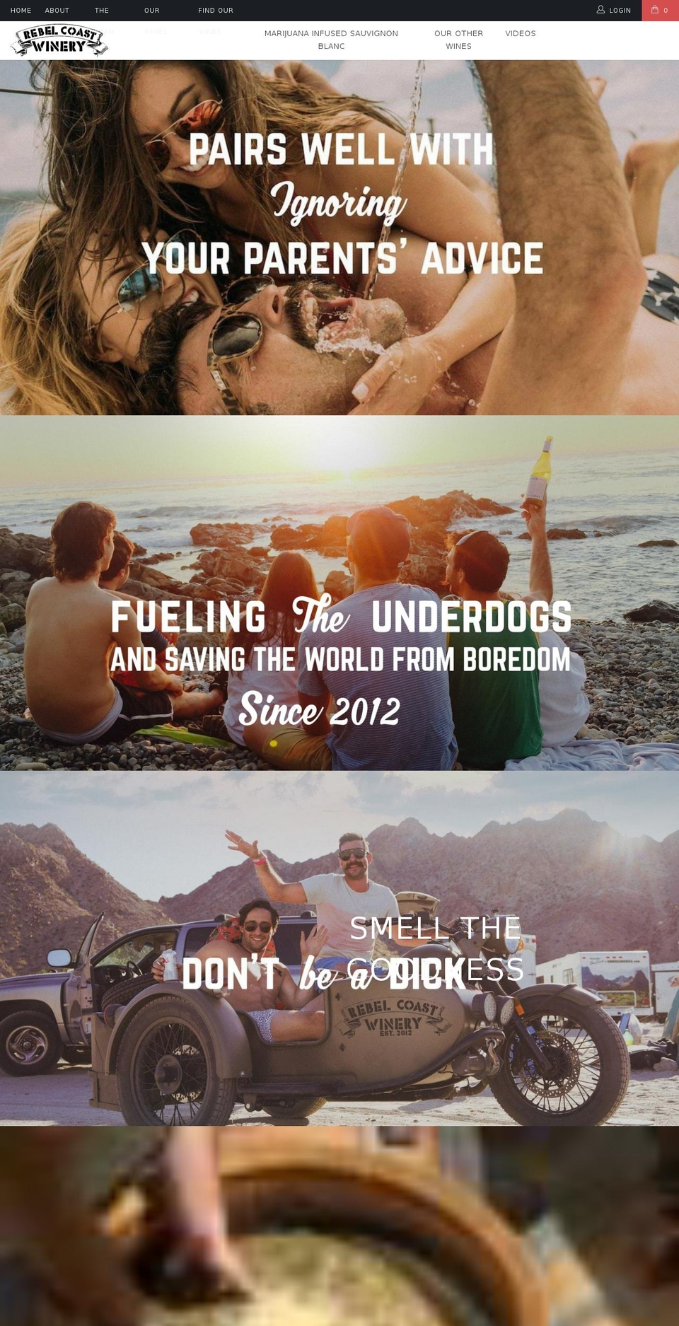 makeweedwines.com — Shopify storefront screenshot