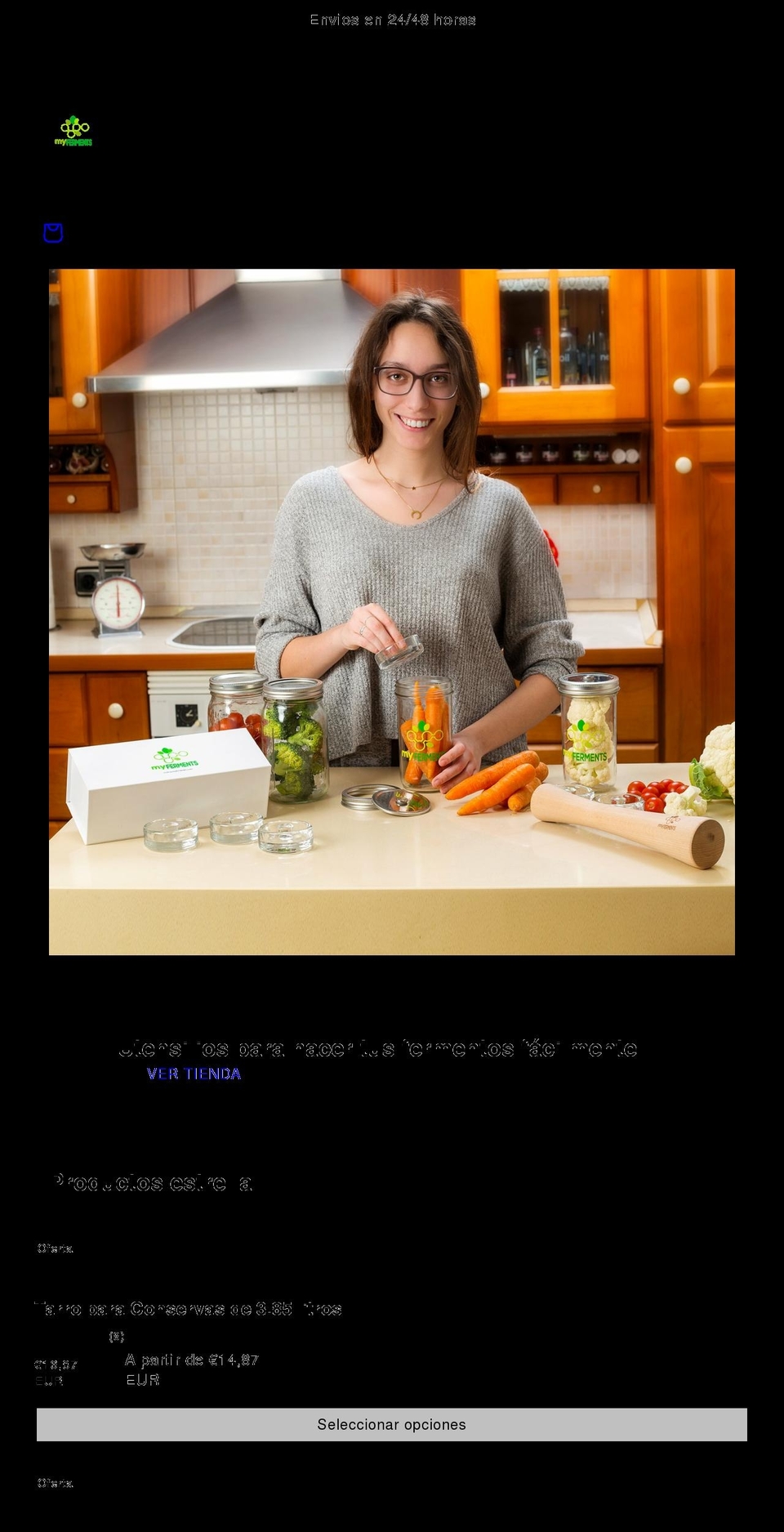 makeyourferments.com shopify website screenshot