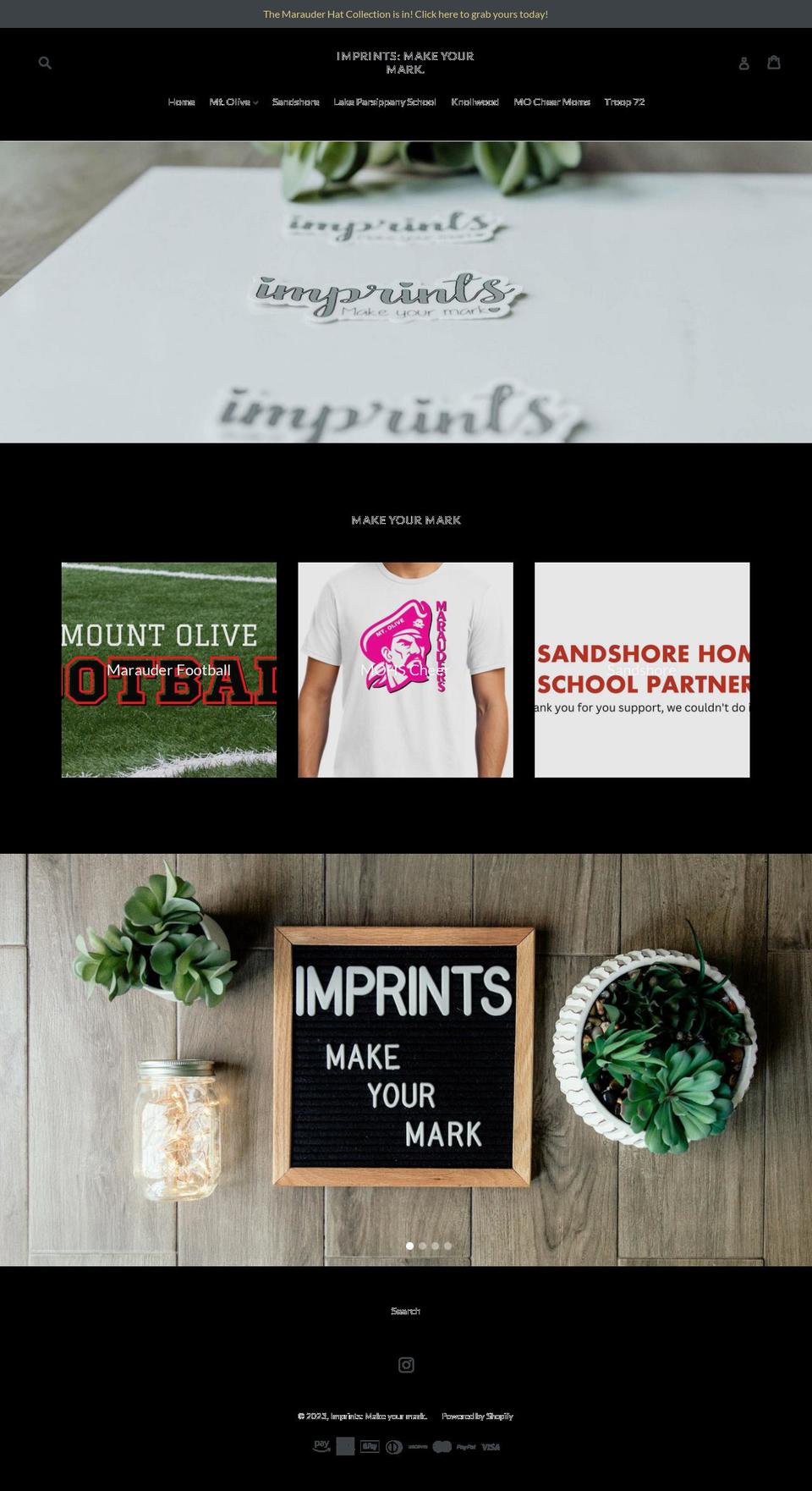 makeyourimprints.com shopify website screenshot
