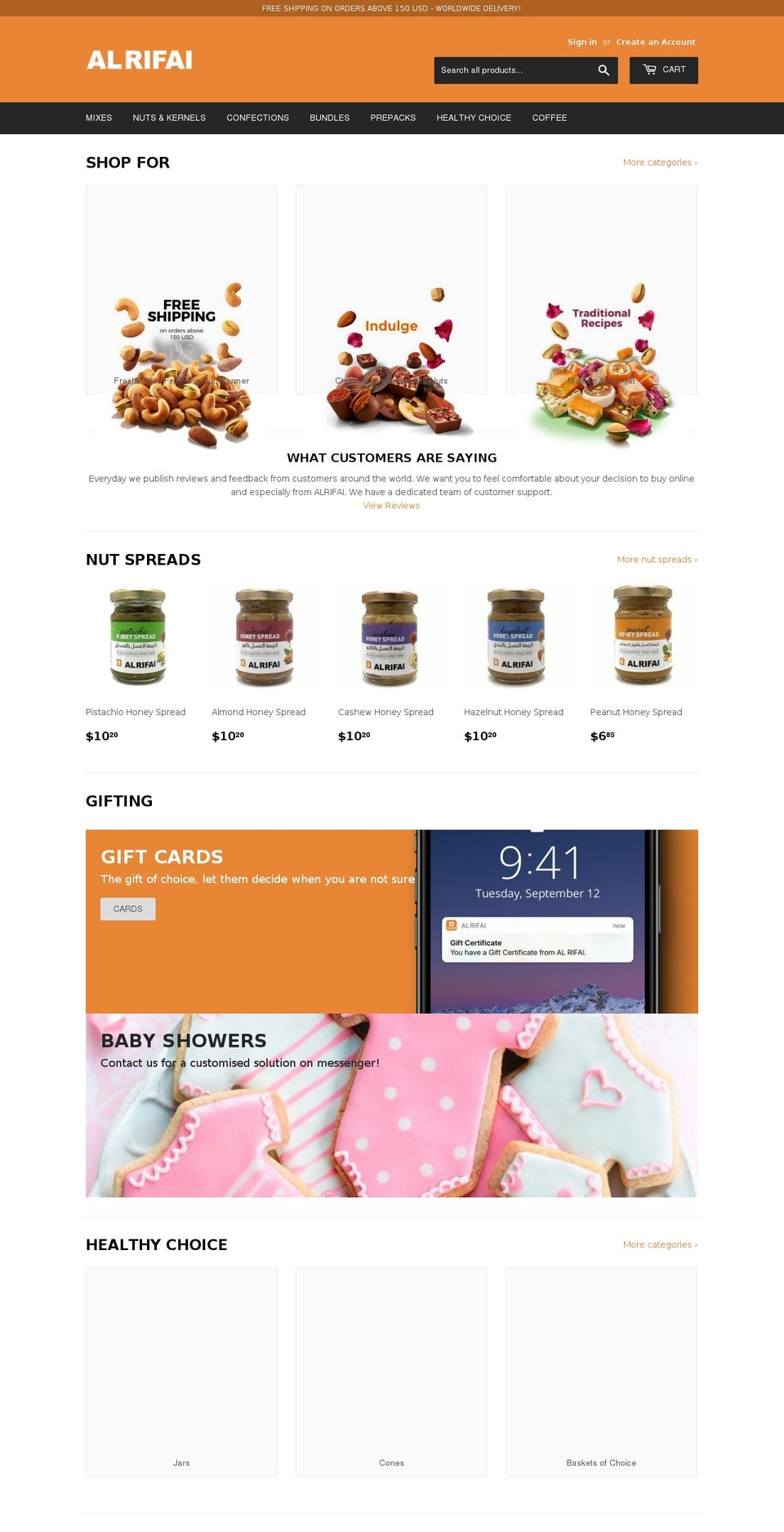 makhlouta.com — Shopify storefront screenshot