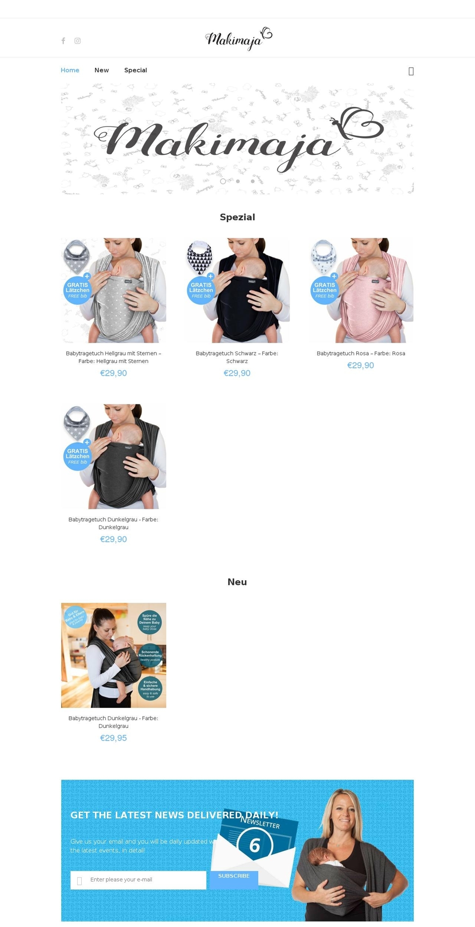 makimaja.com — Shopify storefront screenshot