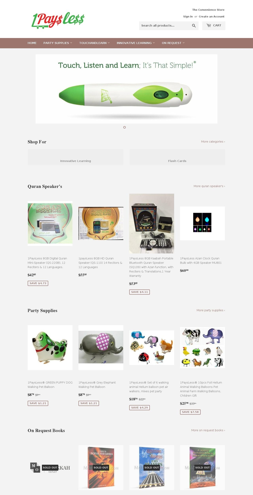 makkahoutlet.com shopify website screenshot