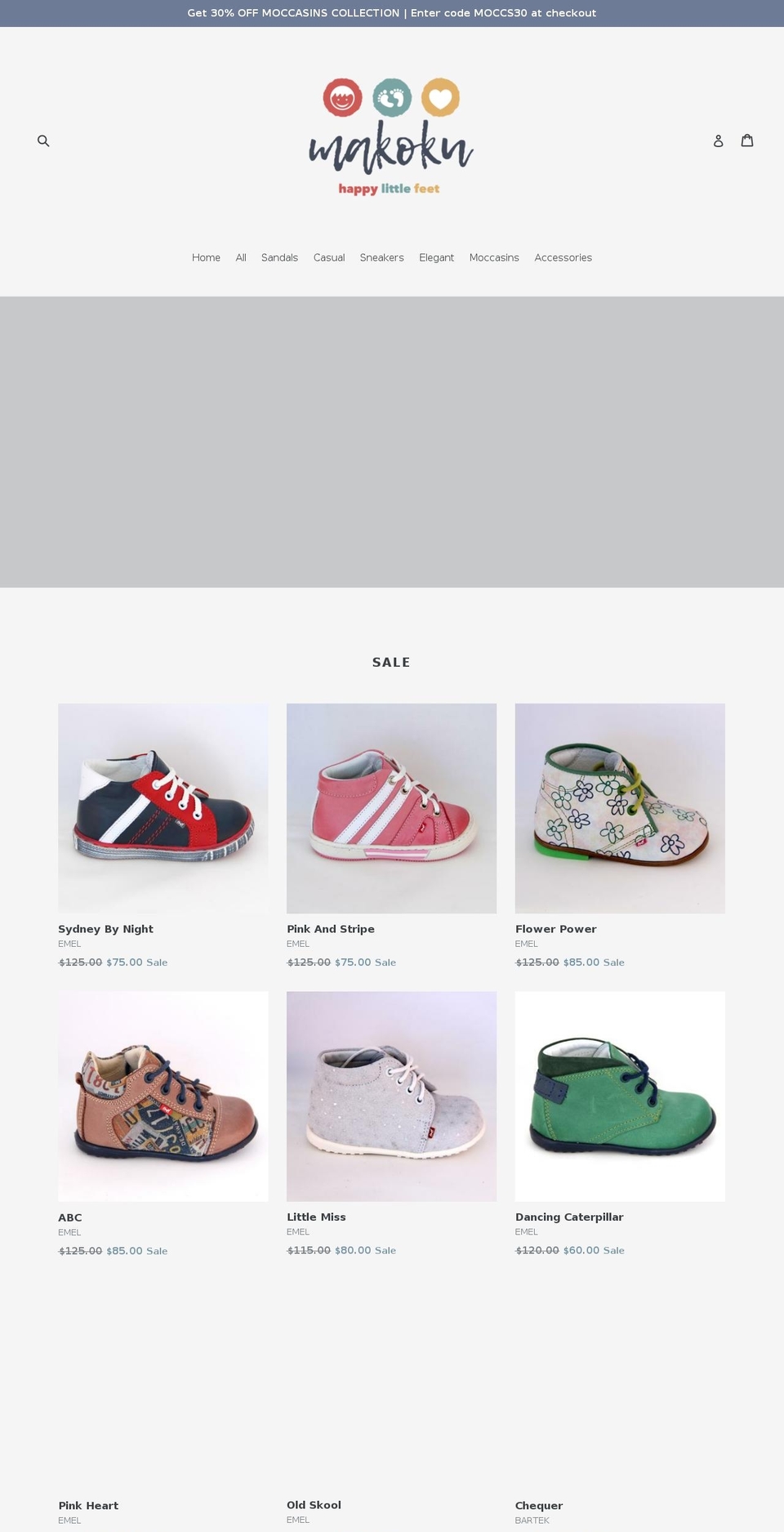 makoku.com — Shopify storefront screenshot