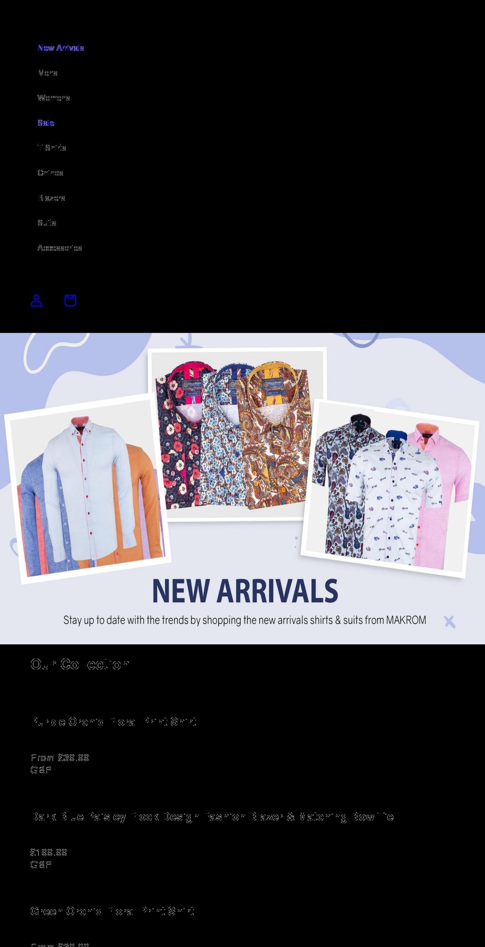 makrom.co.uk shopify website screenshot