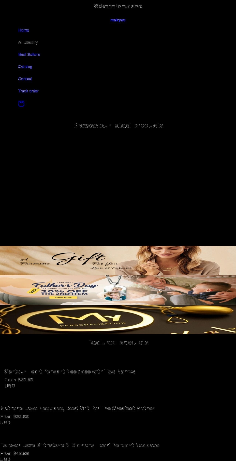 makyoo.com — Shopify storefront screenshot