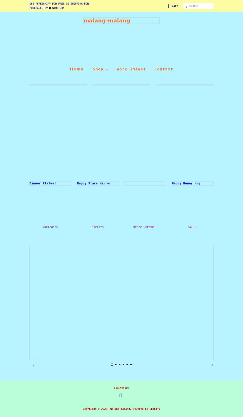 malang-malang.net shopify website screenshot