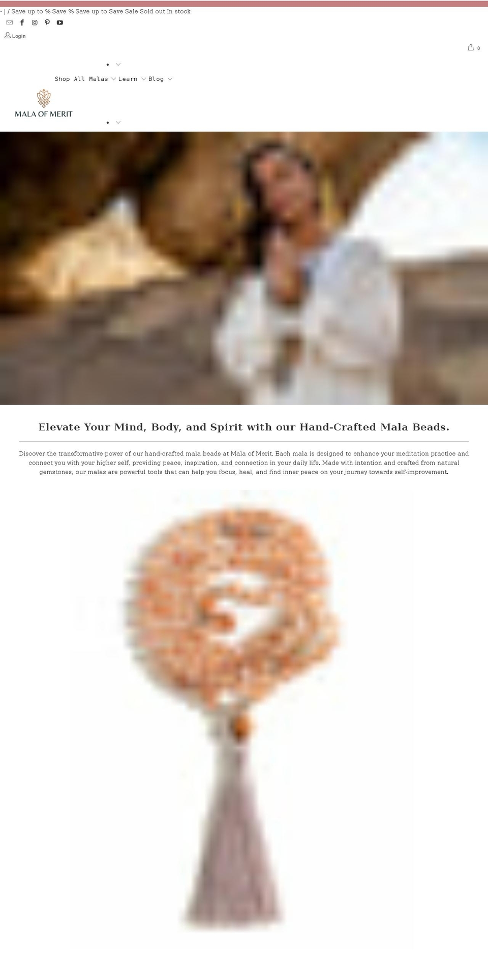 malaofmerit.com shopify website screenshot