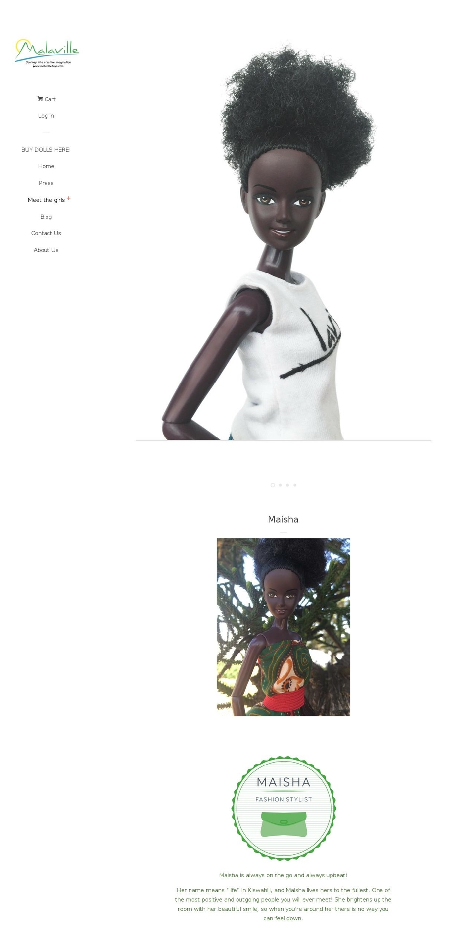 malavilletoys.com shopify website screenshot