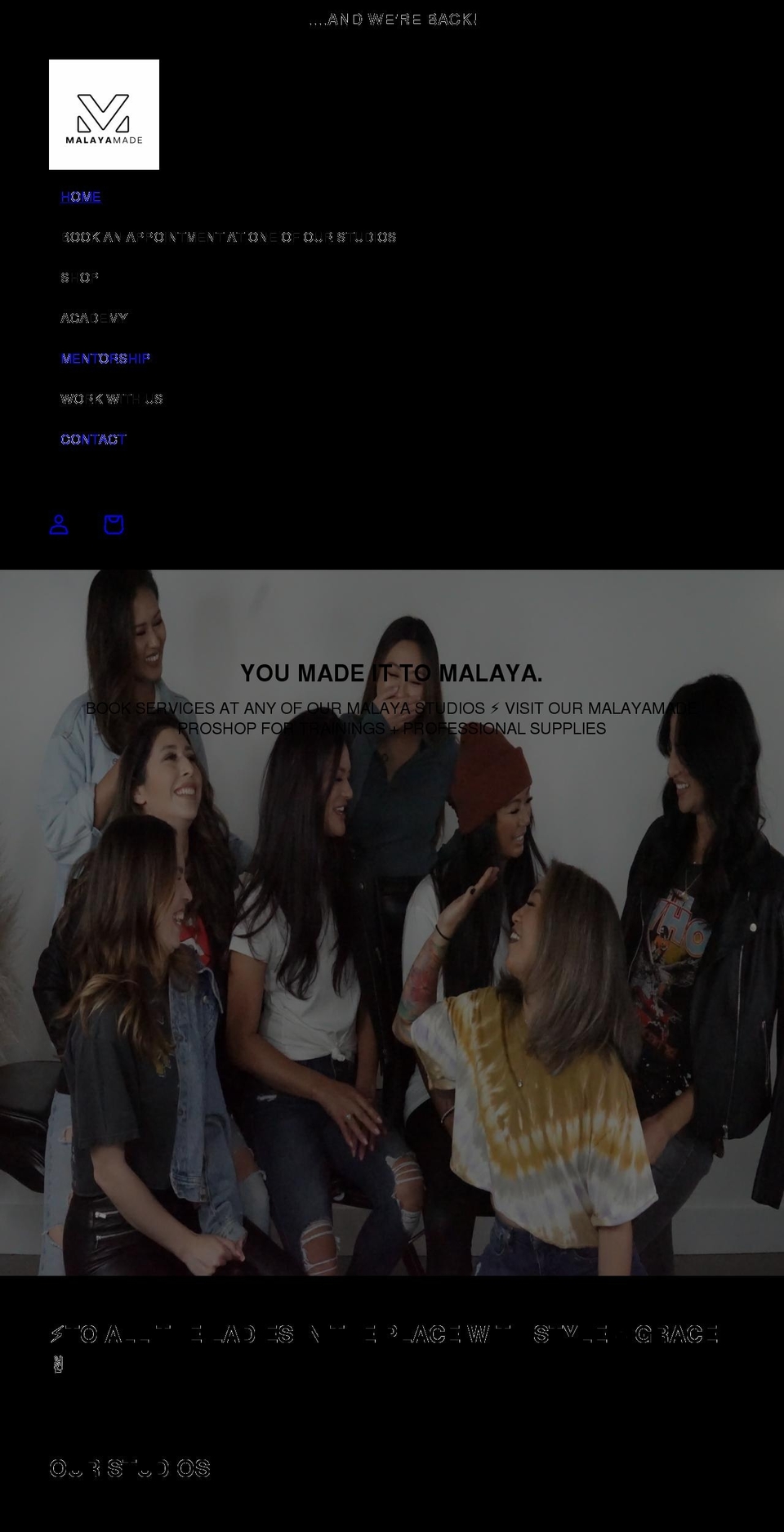 malayamade.com shopify website screenshot