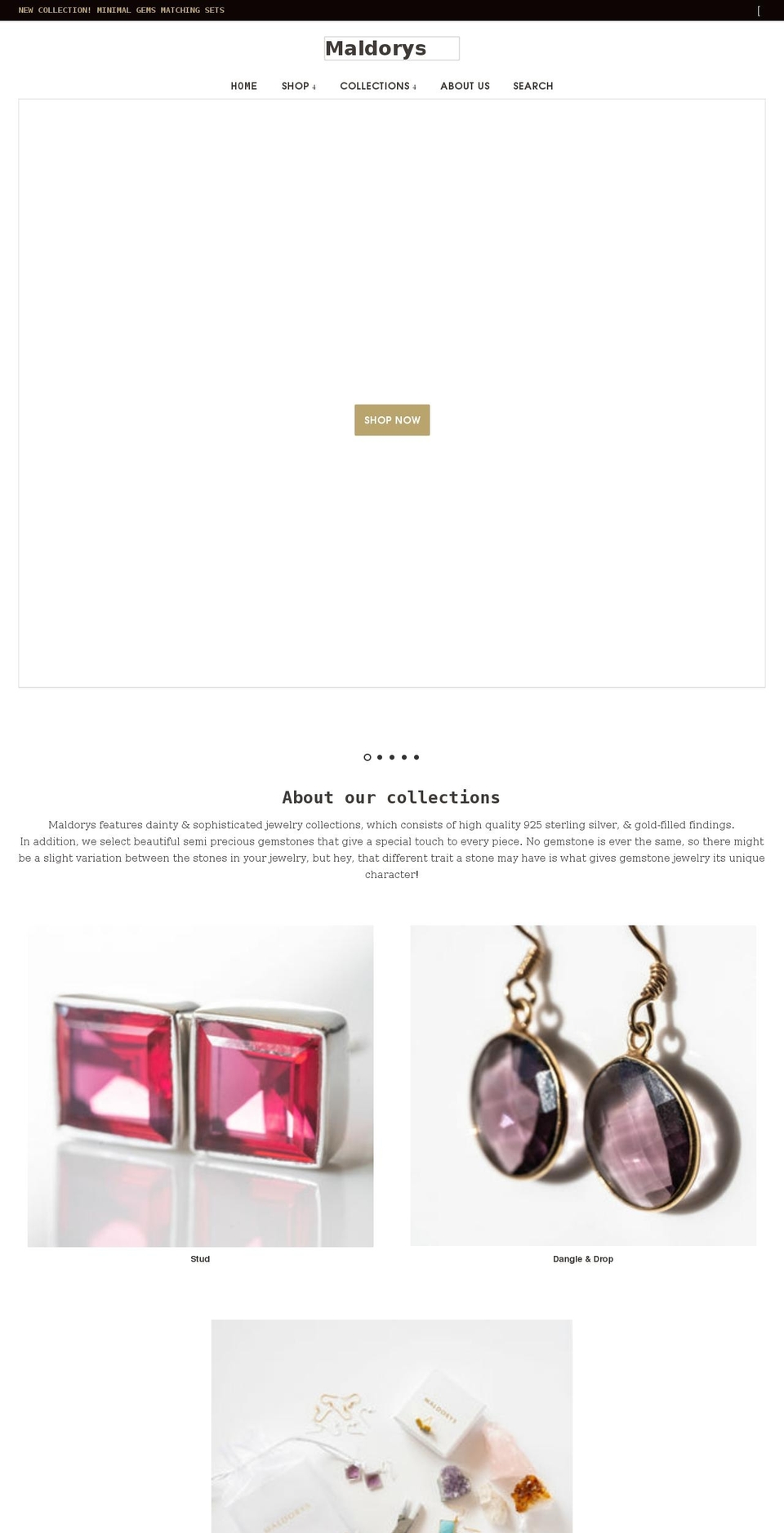 maldorys.com shopify website screenshot