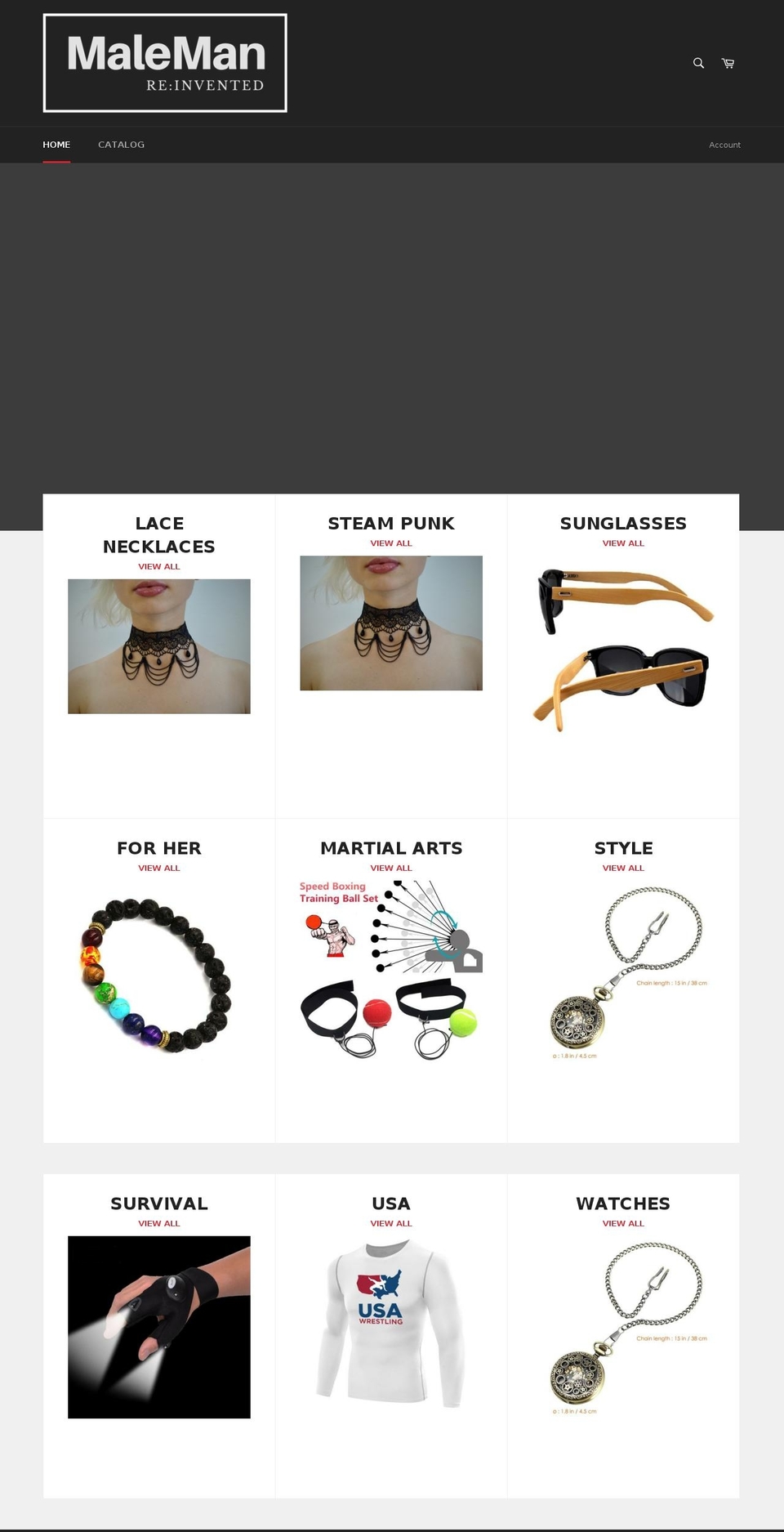male-man.com — Shopify storefront screenshot