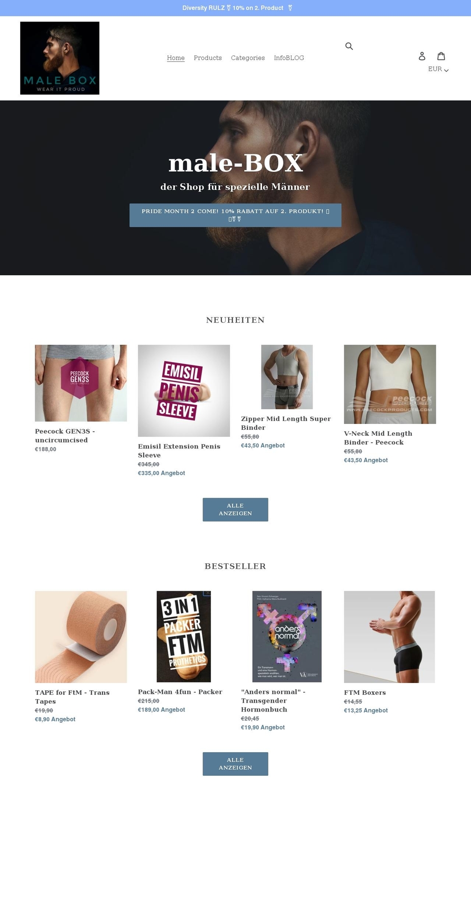 maleboxat.myshopify.com shopify website screenshot