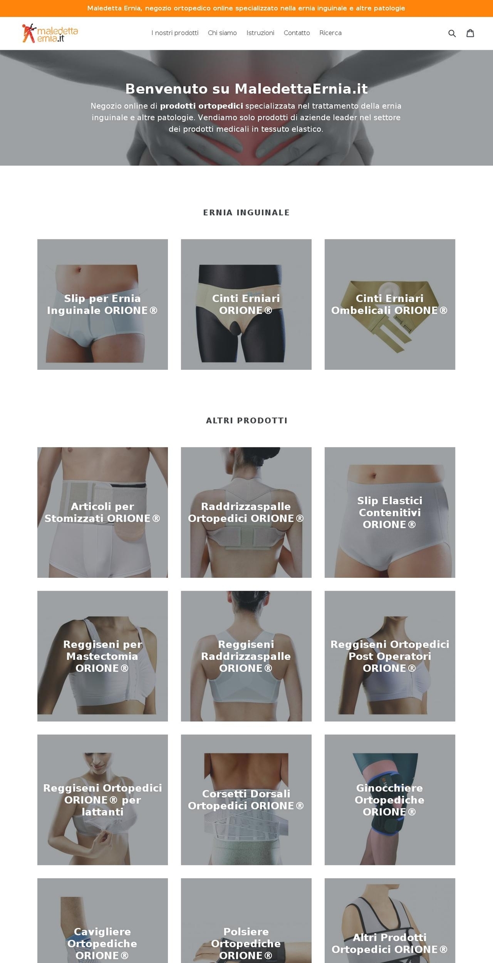 maledettaernia.com shopify website screenshot