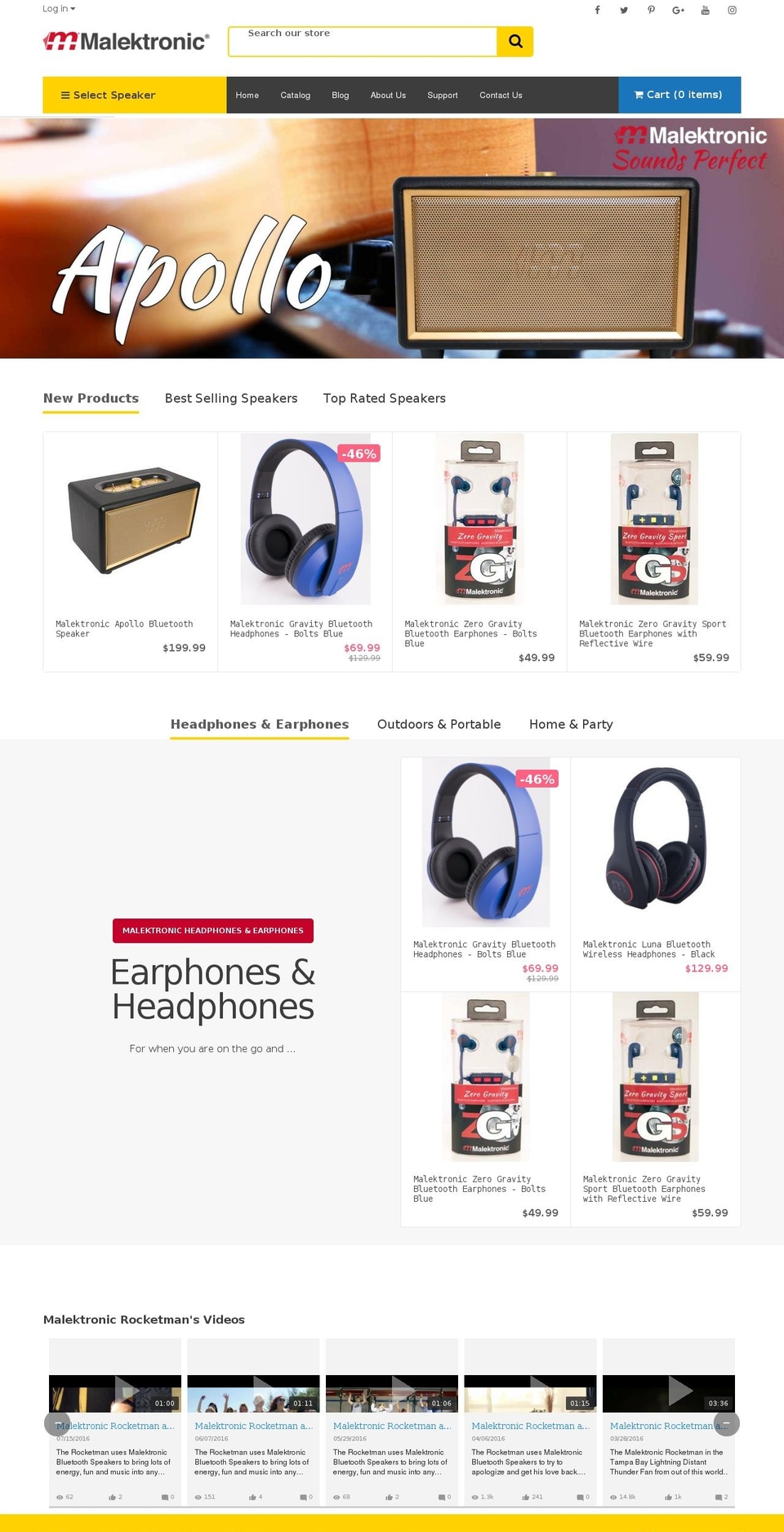 malektronic.com shopify website screenshot