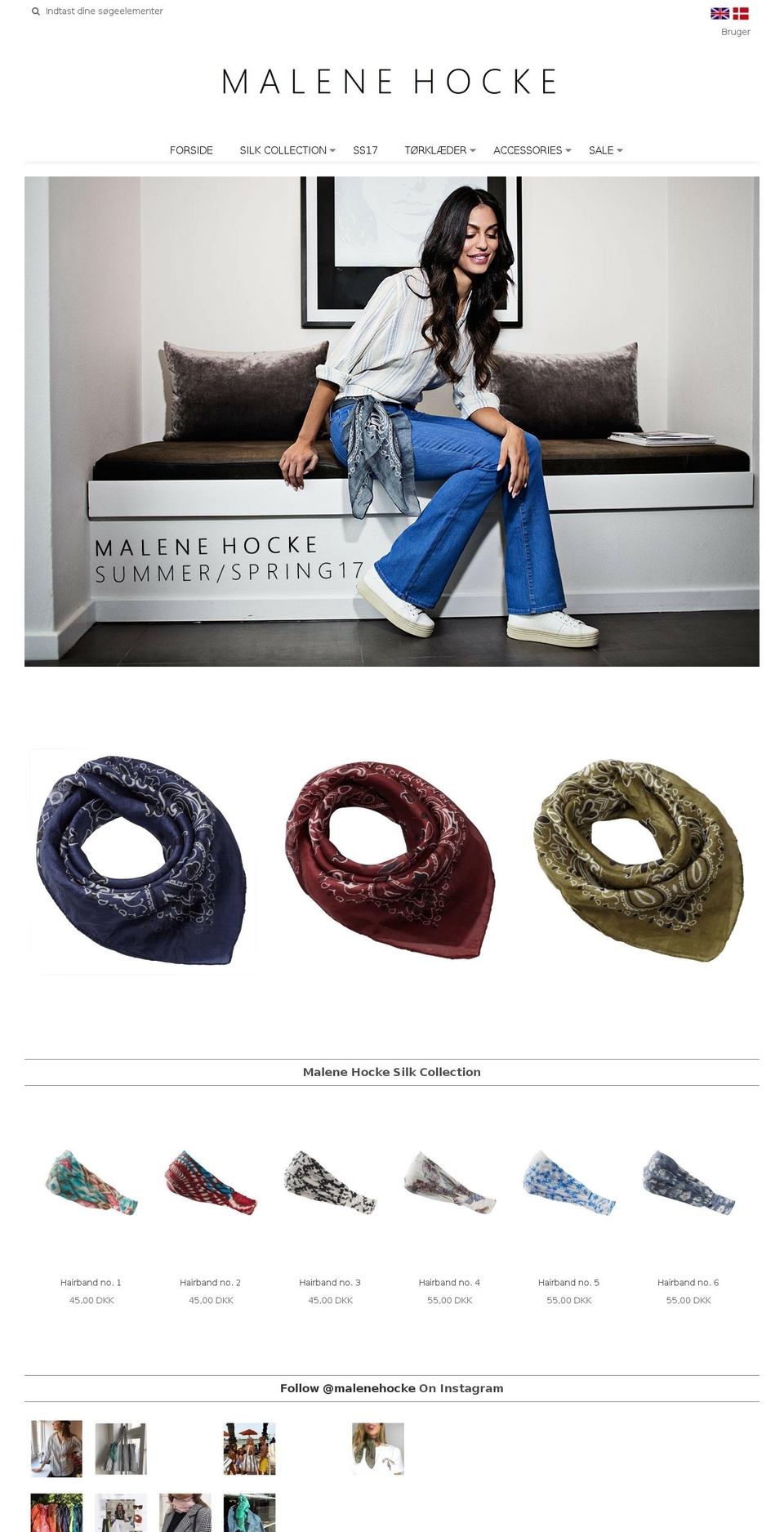 malenehocke.com shopify website screenshot