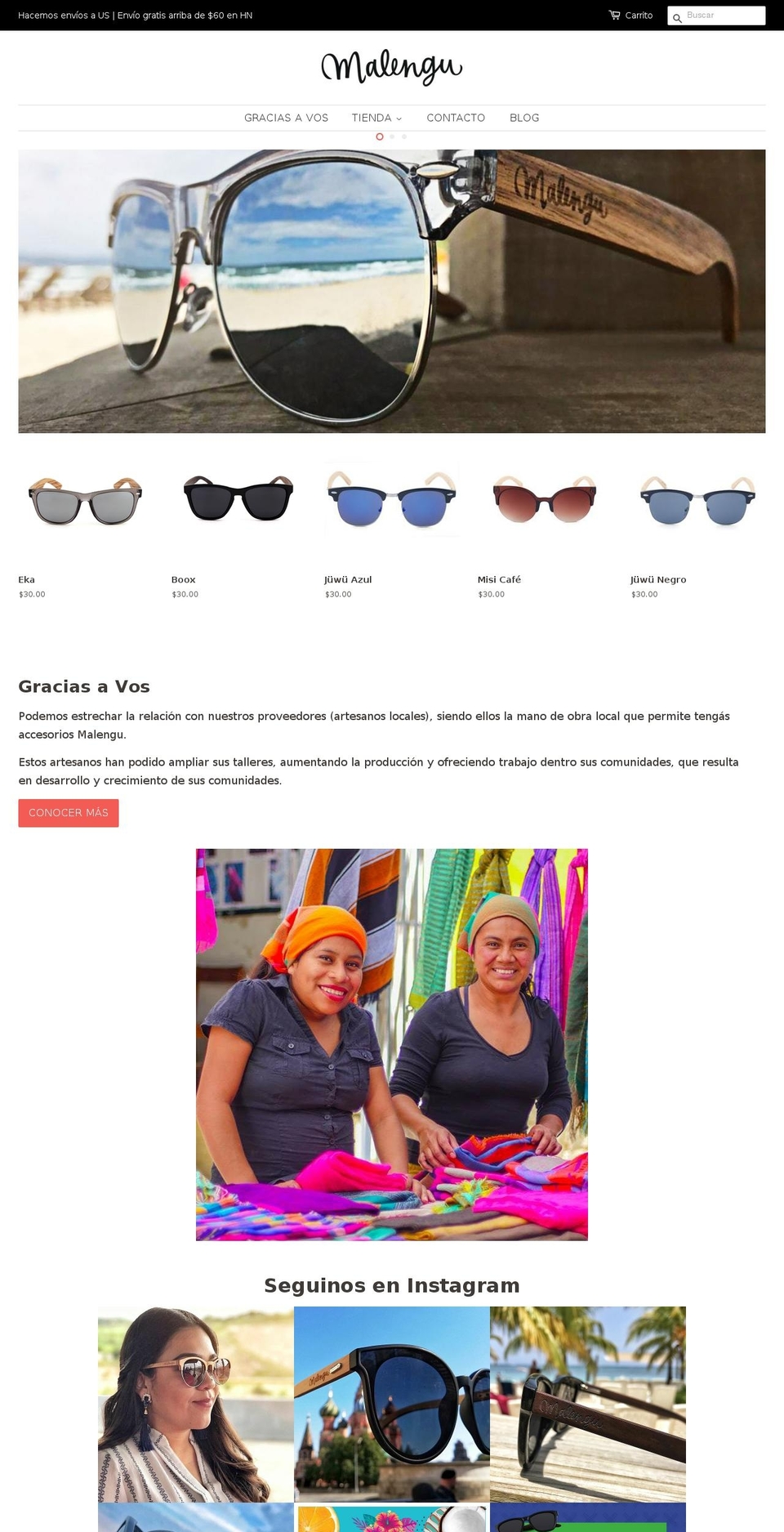 malengu.com — Shopify storefront screenshot