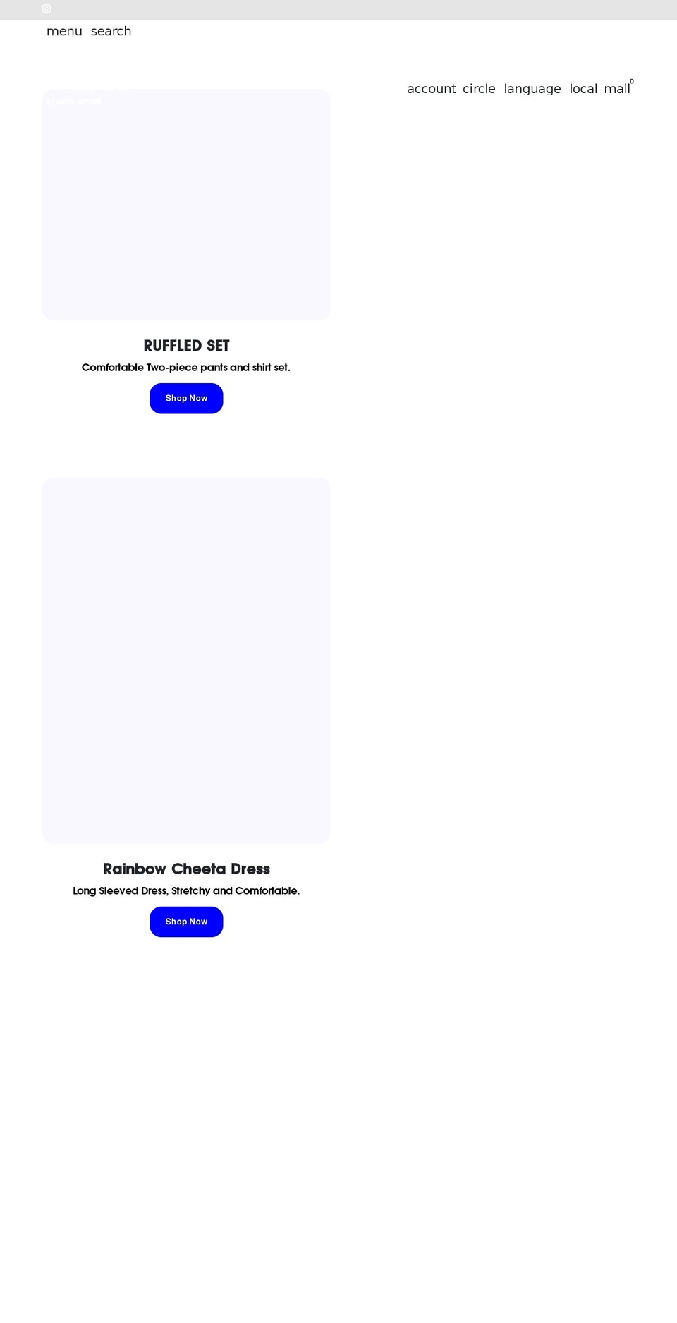 mali-lashae-apparel-more.myshopify.com shopify website screenshot