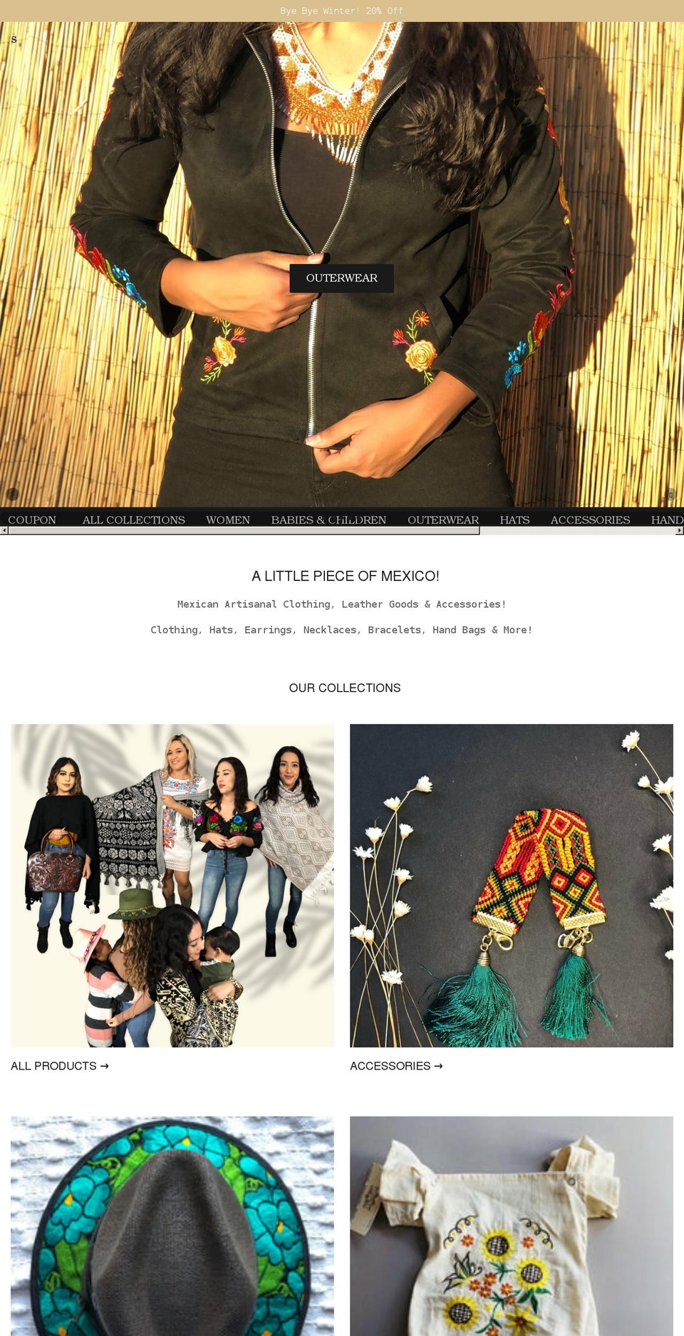 malintzyn.com shopify website screenshot
