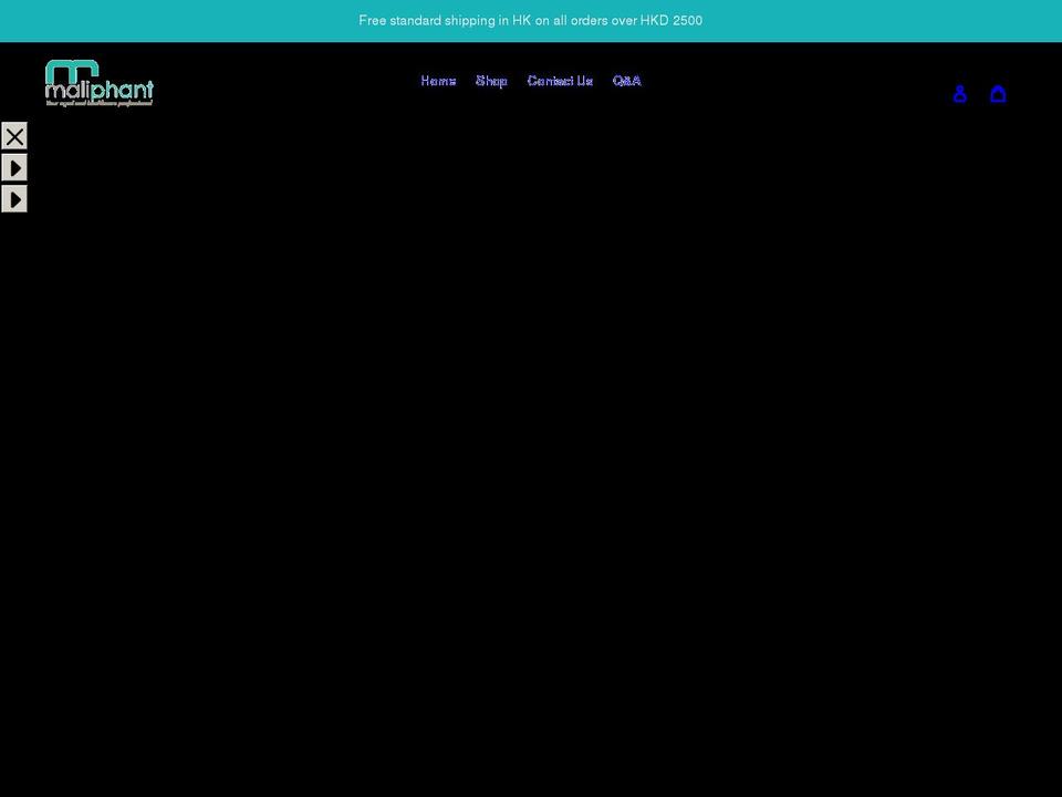 maliphant.com shopify website screenshot