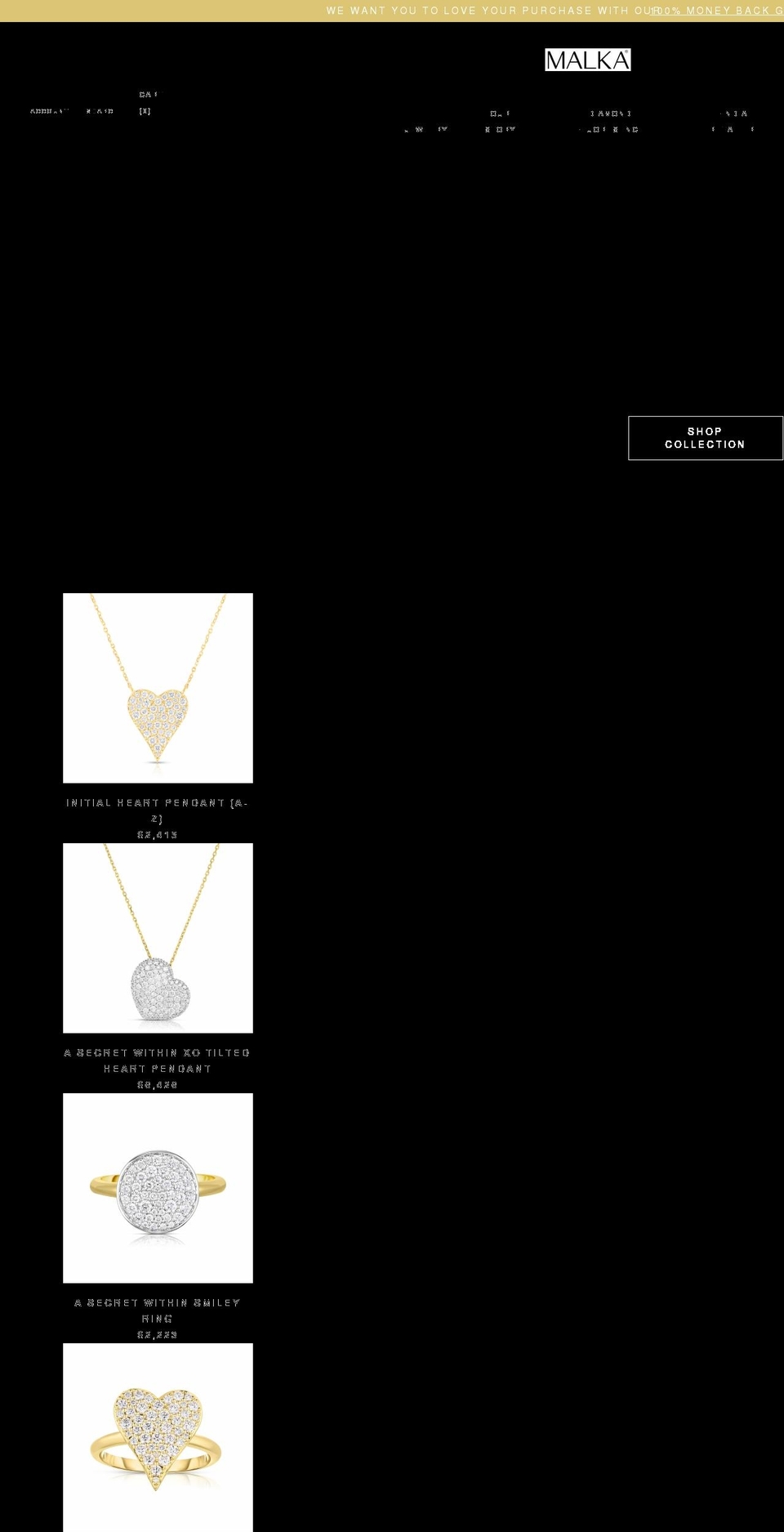 malkanewyork.com shopify website screenshot