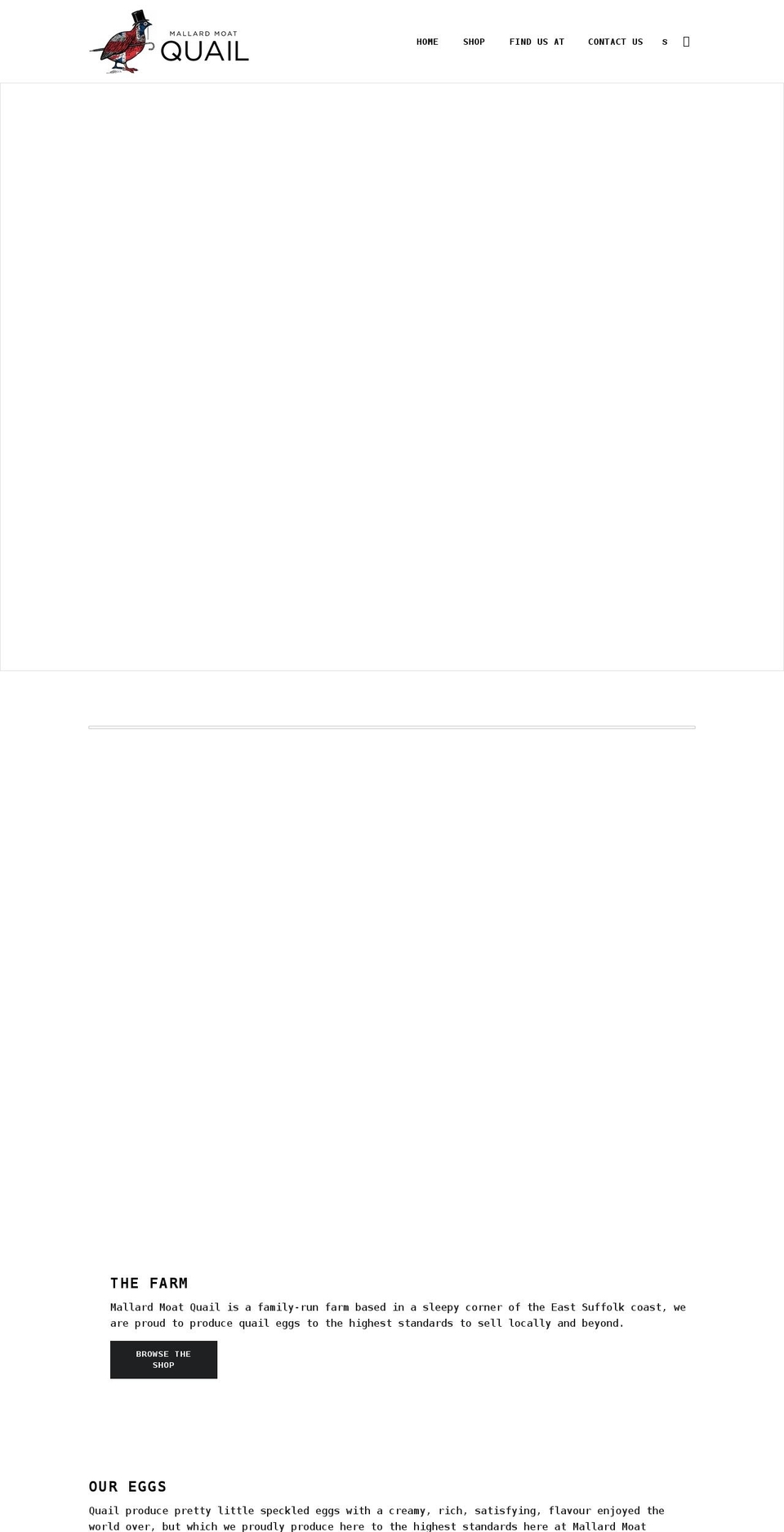 mallardmoatquail.com shopify website screenshot