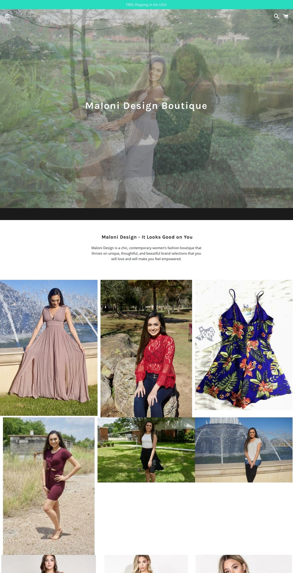 malonidesign.com — Shopify storefront screenshot