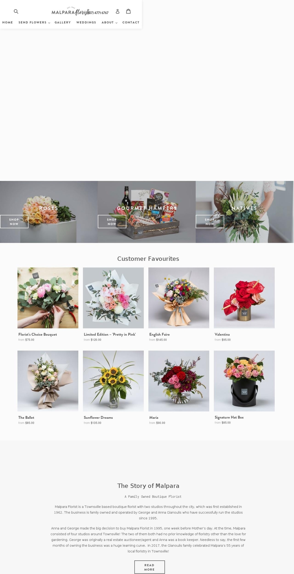 malpara.com.au shopify website screenshot