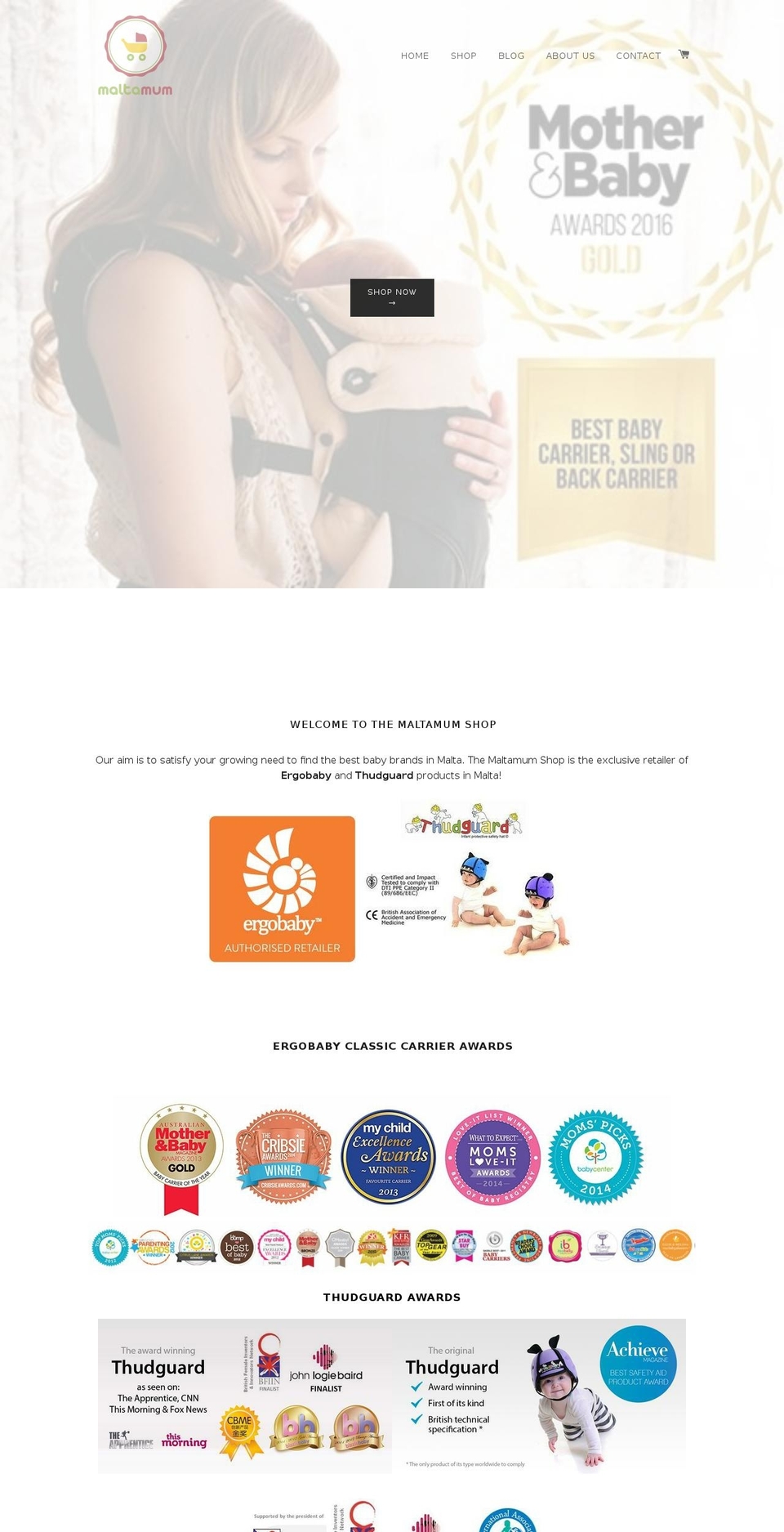 maltamumshop.com shopify website screenshot